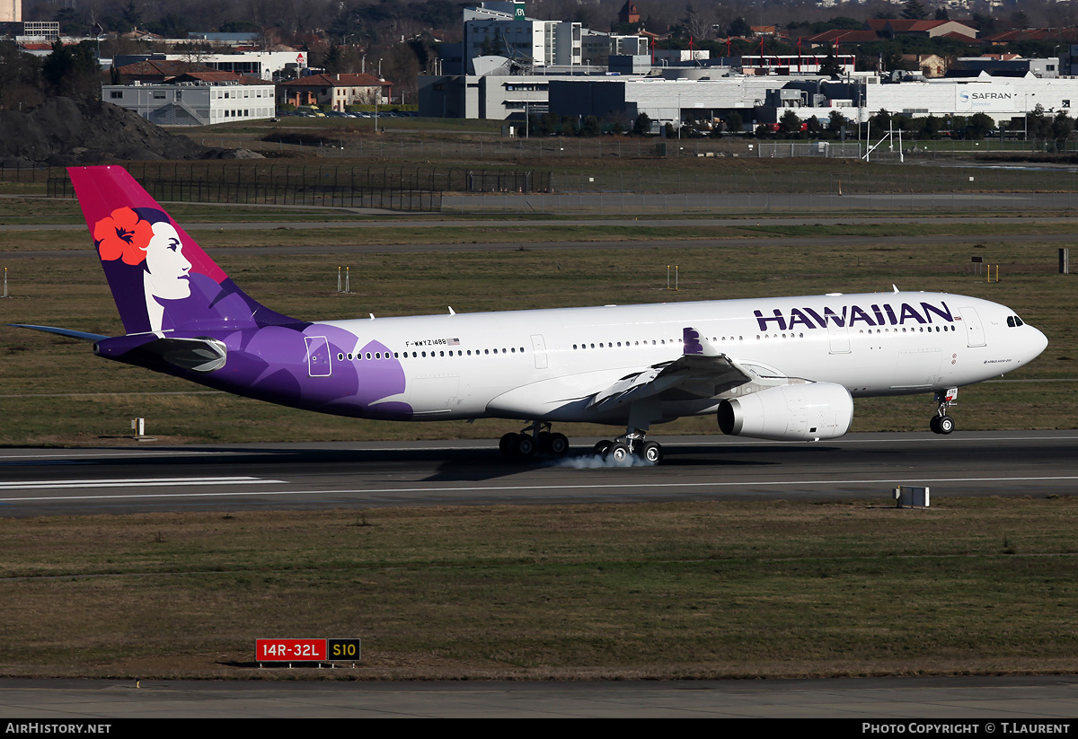 Aircraft Photo of F-WWYZ | Airbus A330-243 | Hawaiian Airlines | AirHistory.net #180044