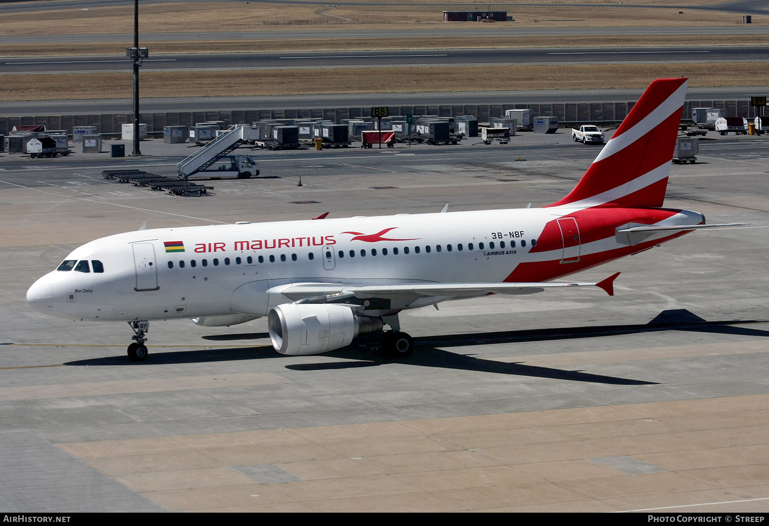 Aircraft Photo of 3B-NBF | Airbus A319-112 | Air Mauritius | AirHistory.net #180055