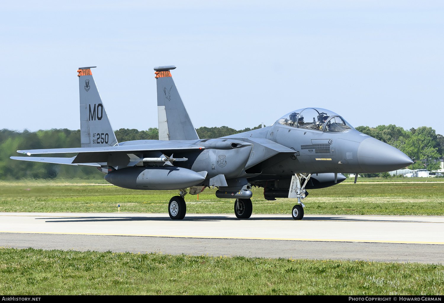 Aircraft Photo of 90-0250 / AF90-250 | Boeing F-15E Strike Eagle | USA - Air Force | AirHistory.net #180066