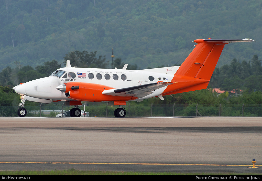 Aircraft Photo of 9M-JPD | Beech B200T Super King Air | Department of Civil Aviation | AirHistory.net #180072