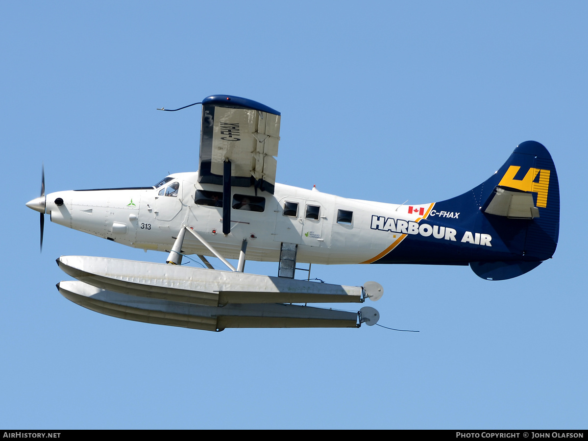 Aircraft Photo of C-FHAX | Vazar DHC-3T Turbine Otter | Harbour Air | AirHistory.net #180076