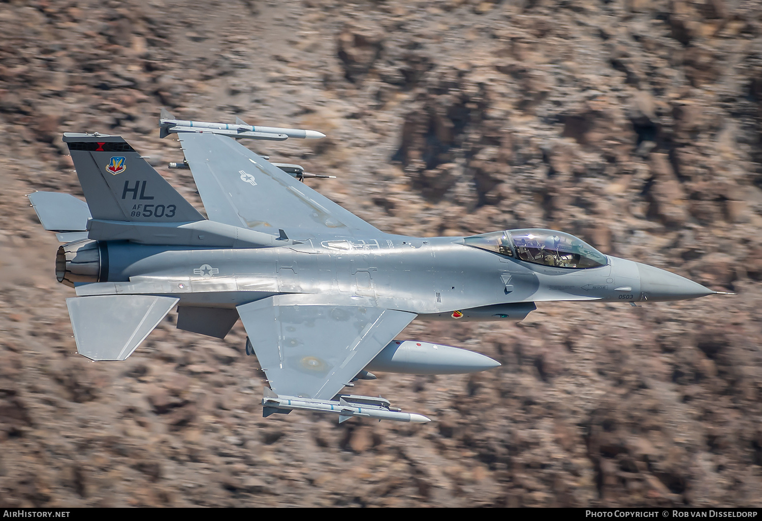 Aircraft Photo of 88-0503 / AF88-503 | General Dynamics F-16CM Fighting Falcon | USA - Air Force | AirHistory.net #180081