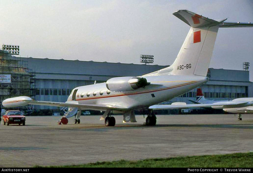 Aircraft Photo of A9C-BG | Grumman American G-1159 Gulfstream II-TT | Bahrain Royal Flight | AirHistory.net #180100