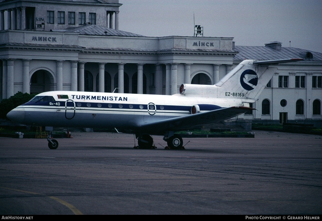 Aircraft Photo of EZ-88169 | Yakovlev Yak-40 | Turkmenistan Airlines | AirHistory.net #180103