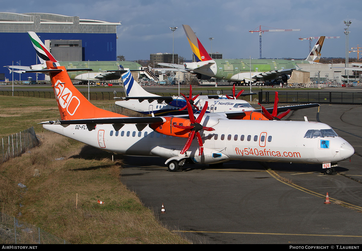 Aircraft Photo of D2-FLY | ATR ATR-72-500 (ATR-72-212A) | Fly540 | AirHistory.net #180135