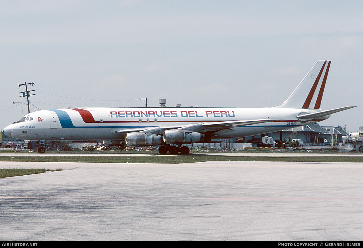 Aircraft Photo of OB-1300 | Douglas DC-8-54(F) | Aeronaves del Peru | AirHistory.net #180158