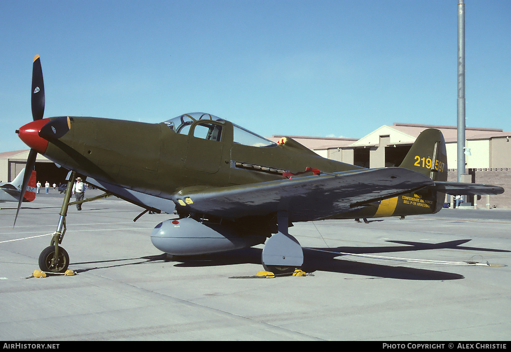 Aircraft Photo of N6968 / 219597 | Bell P-39Q Airacobra | Confederate Air Force | USA - Air Force | AirHistory.net #180159