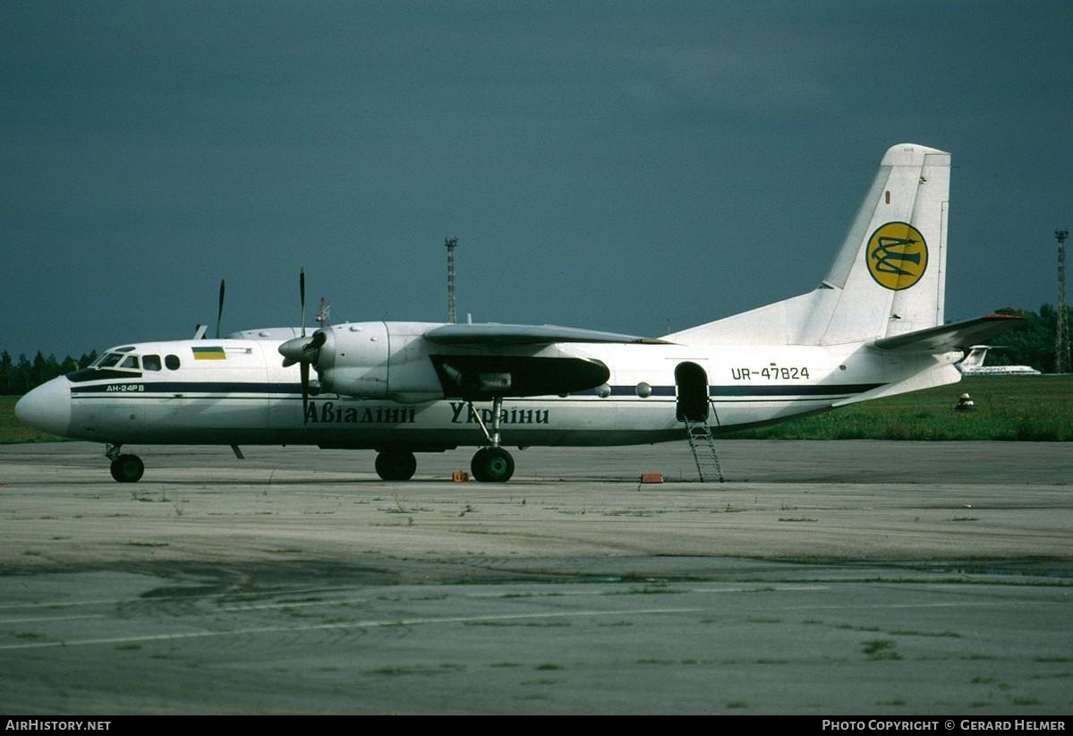 Aircraft Photo of UR-47824 | Antonov An-24RV | Air Ukraine | AirHistory.net #180164