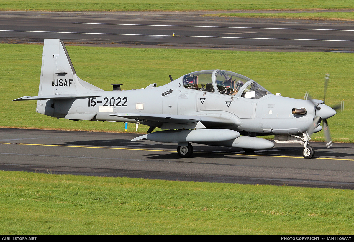 Aircraft Photo of 15-2022 | Embraer A-29A Super Tucano | USA - Air Force | AirHistory.net #180175