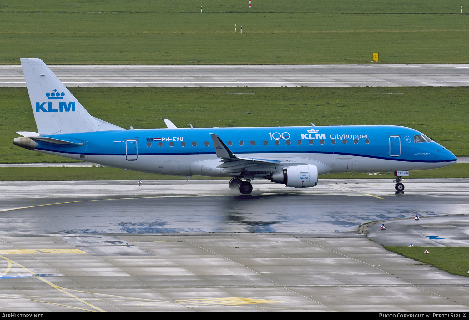 Aircraft Photo of PH-EXU | Embraer 175STD (ERJ-170-200STD) | KLM Cityhopper | AirHistory.net #180176