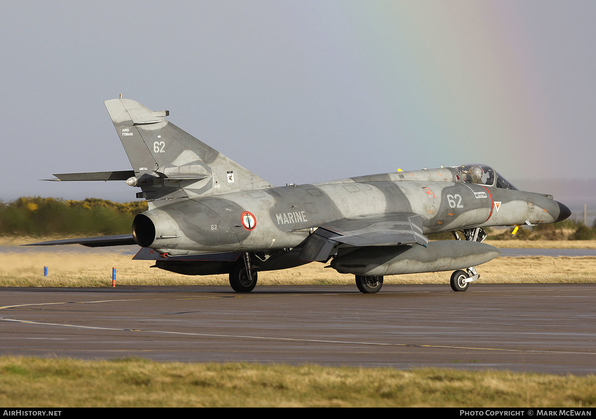 Aircraft Photo of 62 | Dassault Super Etendard Modernisé | France - Navy | AirHistory.net #180186