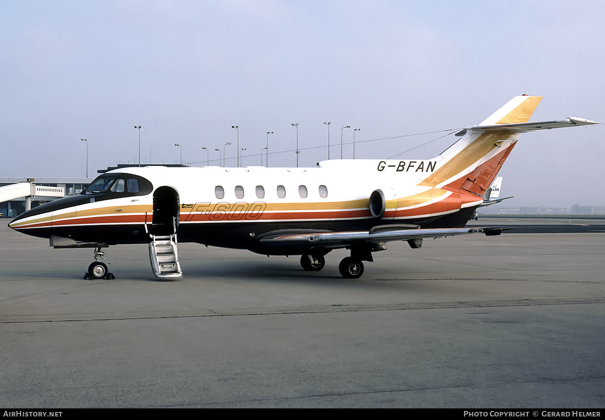 Aircraft Photo of G-BFAN | Hawker Siddeley HS-125-F600B | AirHistory.net #180204