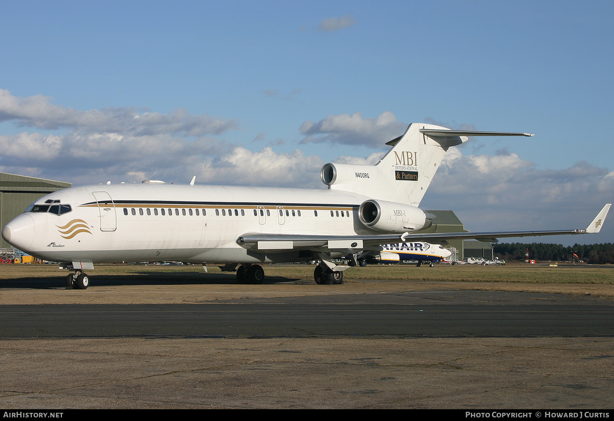 Aircraft Photo of N400RG | Boeing 727-22(RE) Super 27 | MBI International & Partners | AirHistory.net #180226