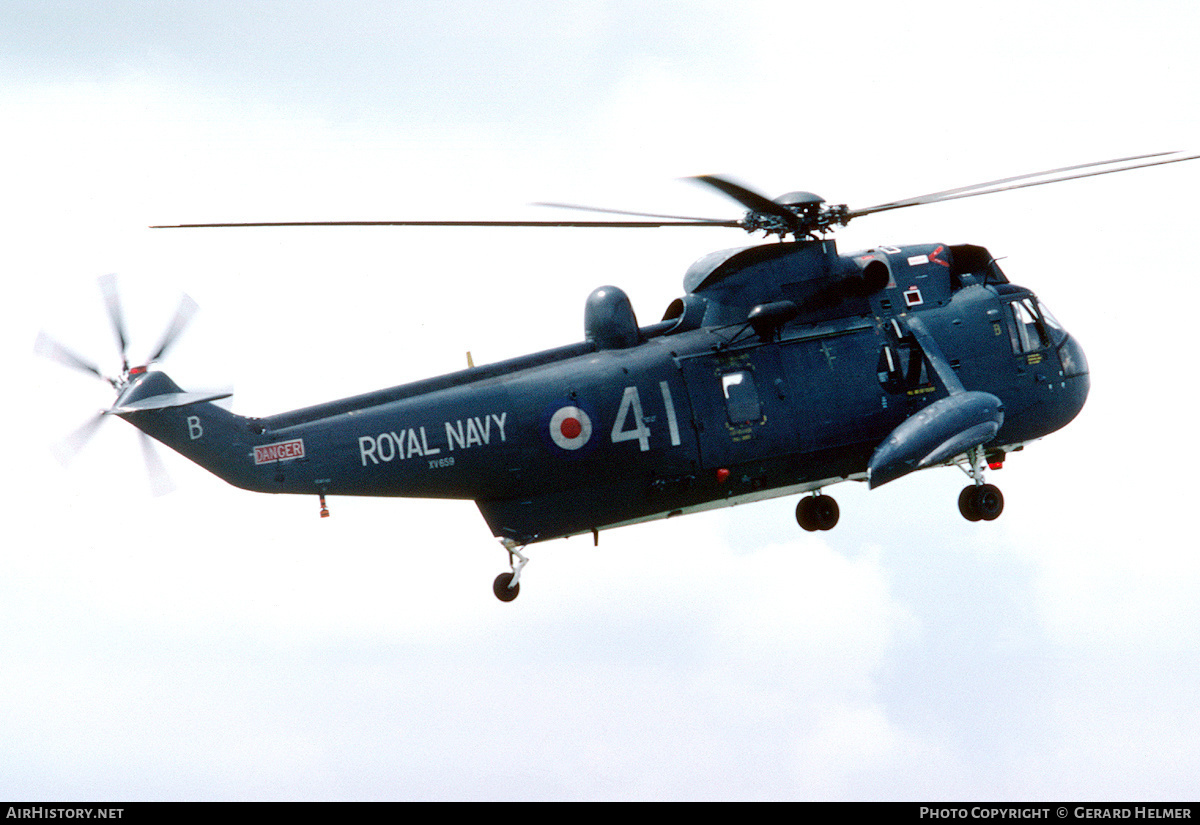 Aircraft Photo of XV659 | Westland WS-61 Sea King HAS2A | UK - Navy | AirHistory.net #180242