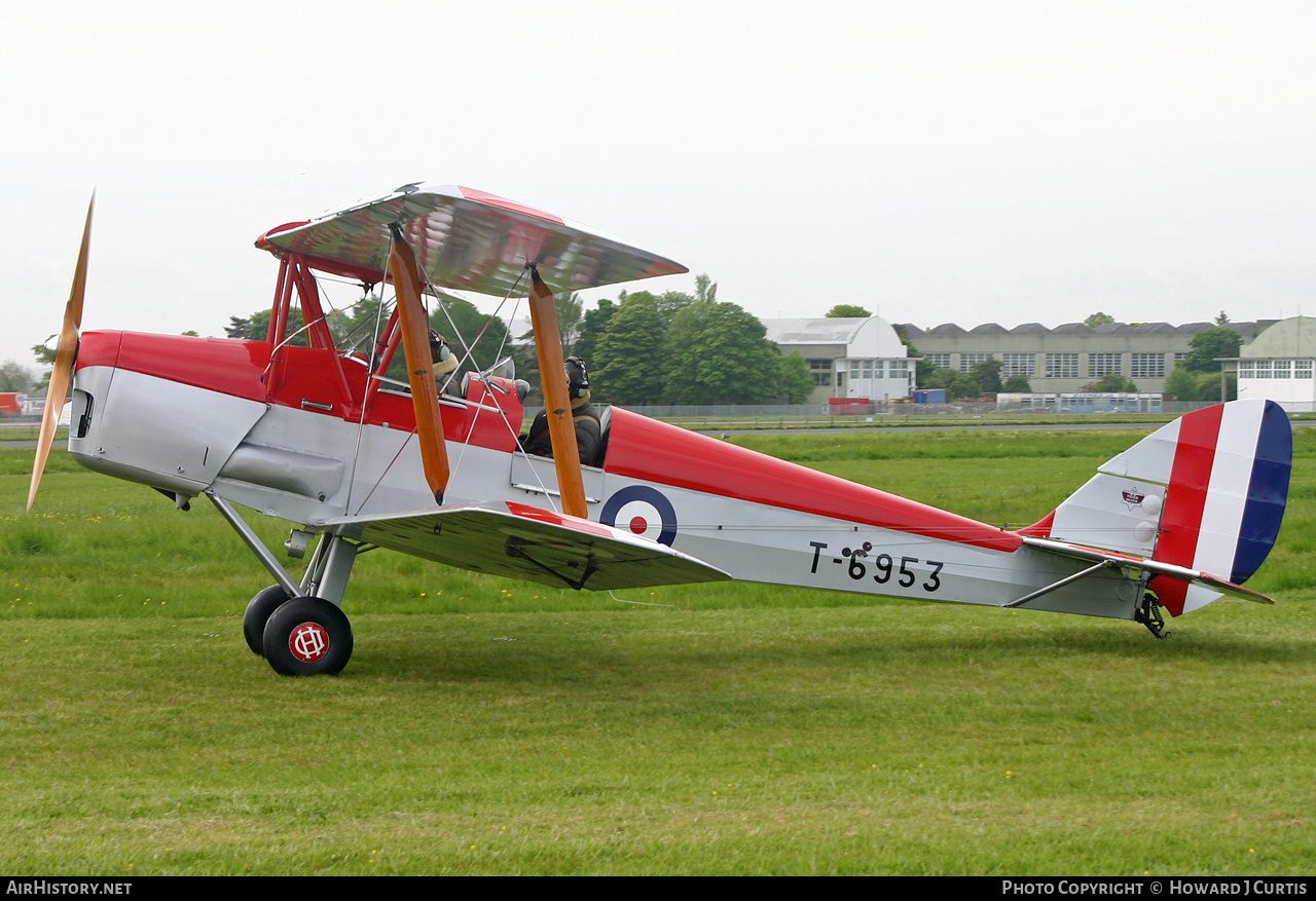 Aircraft Photo of G-ANNI / T6953 | De Havilland D.H. 82A Tiger Moth II | UK - Air Force | AirHistory.net #180251
