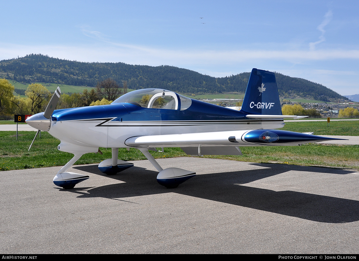 Aircraft Photo of C-GRVF | Van's RV-7A | AirHistory.net #180287