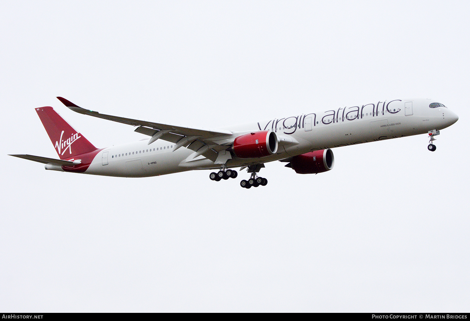 Aircraft Photo of G-VPRD | Airbus A350-1041 | Virgin Atlantic Airways | AirHistory.net #180299