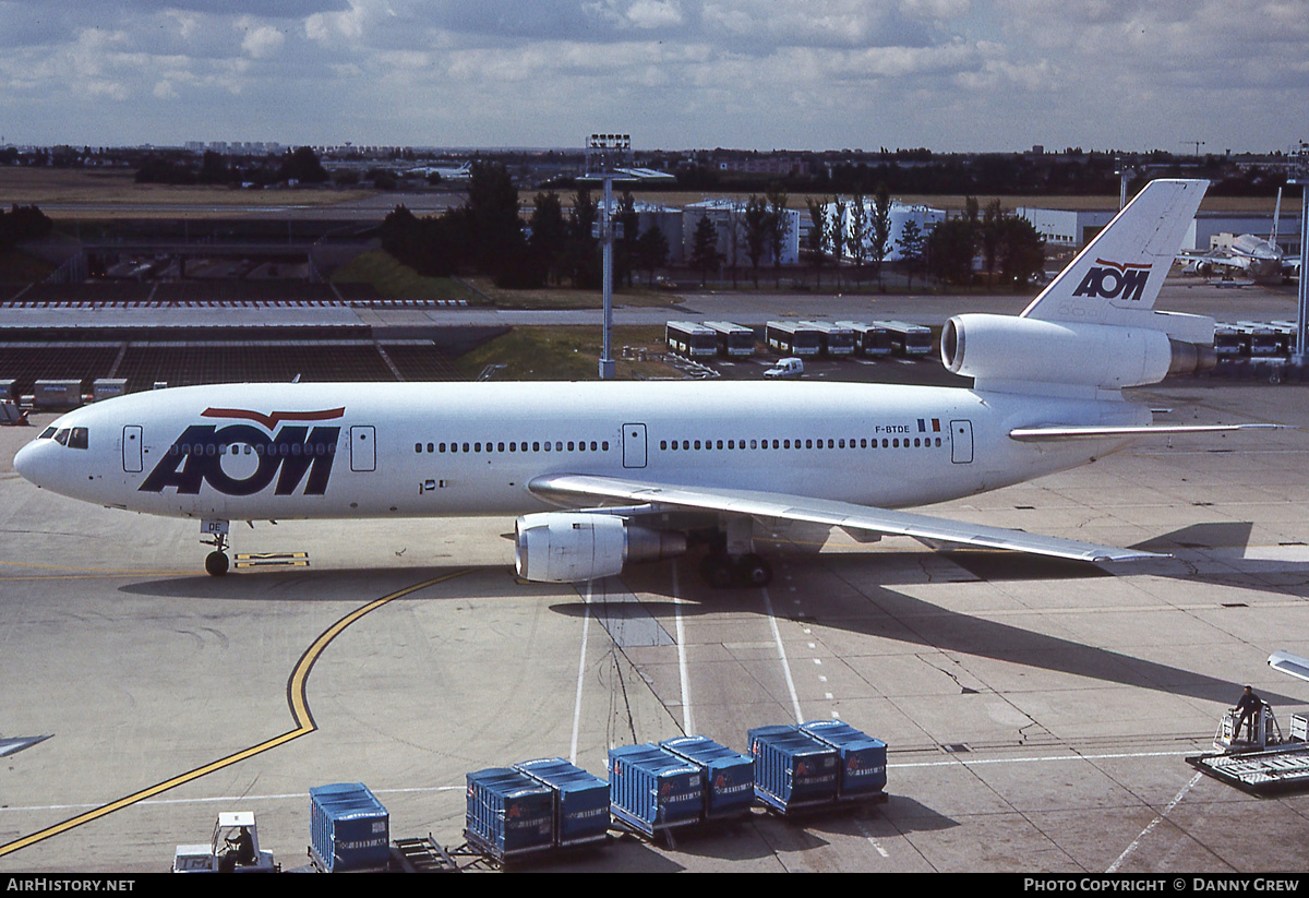 Aircraft Photo of F-BTDE | McDonnell Douglas DC-10-30 | AOM French Airlines | AirHistory.net #180325