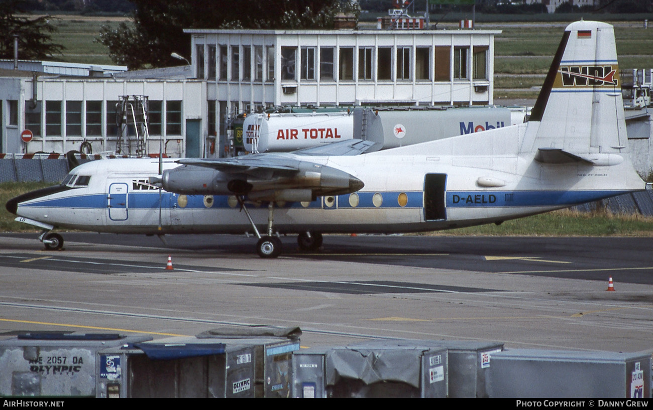 Aircraft Photo of D-AELD | Fokker F27-600 Friendship | WDL Aviation | AirHistory.net #180336