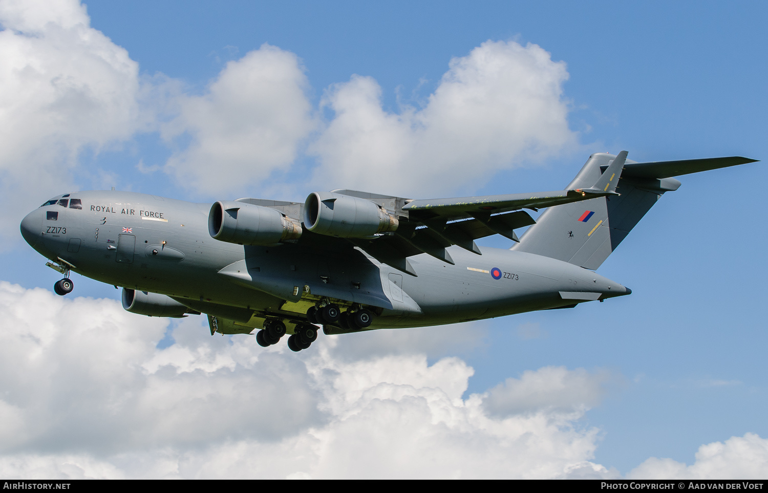 Aircraft Photo of ZZ173 | Boeing C-17A Globemaster III | UK - Air Force | AirHistory.net #180339