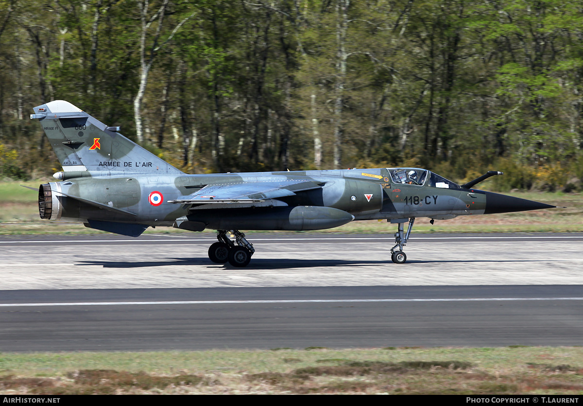 Aircraft Photo of 660 | Dassault Mirage F1CR | France - Air Force | AirHistory.net #180381