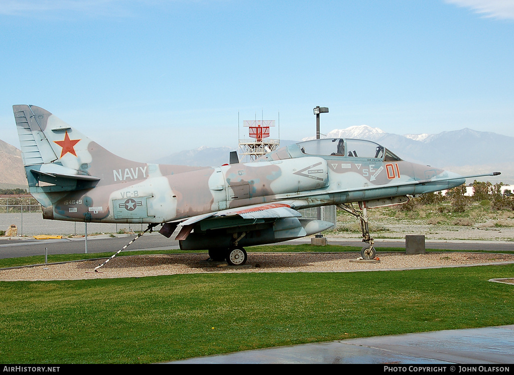 Aircraft Photo of 154649 | McDonnell Douglas TA-4J Skyhawk | USA - Navy | AirHistory.net #180385