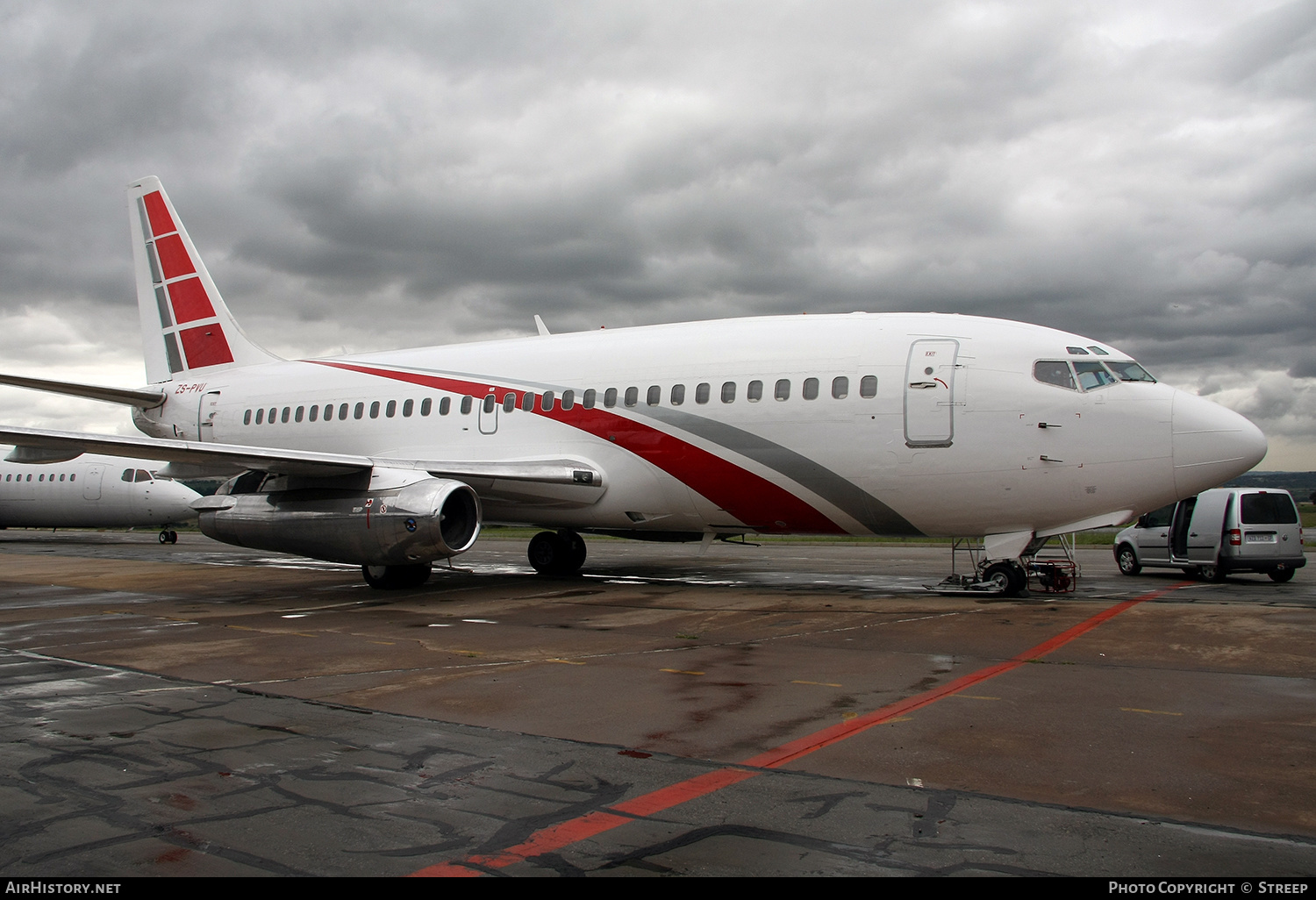 Aircraft Photo of ZS-PVU | Boeing 737-2Q8C/Adv | Bionic Aviation | AirHistory.net #180417