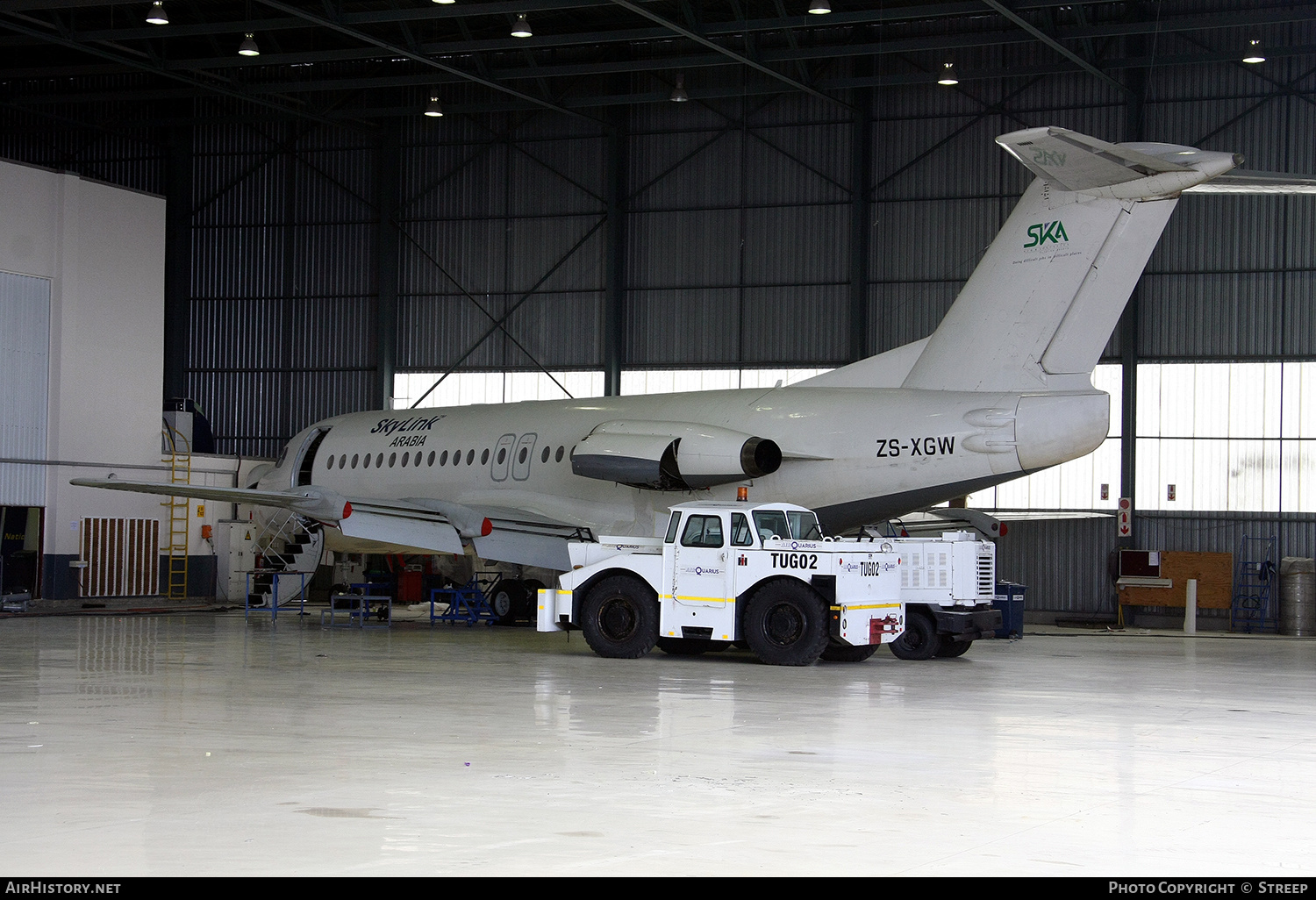 Aircraft Photo of ZS-XGW | Fokker F28-4000 Fellowship | Skylink Arabia - SKA | AirHistory.net #180419