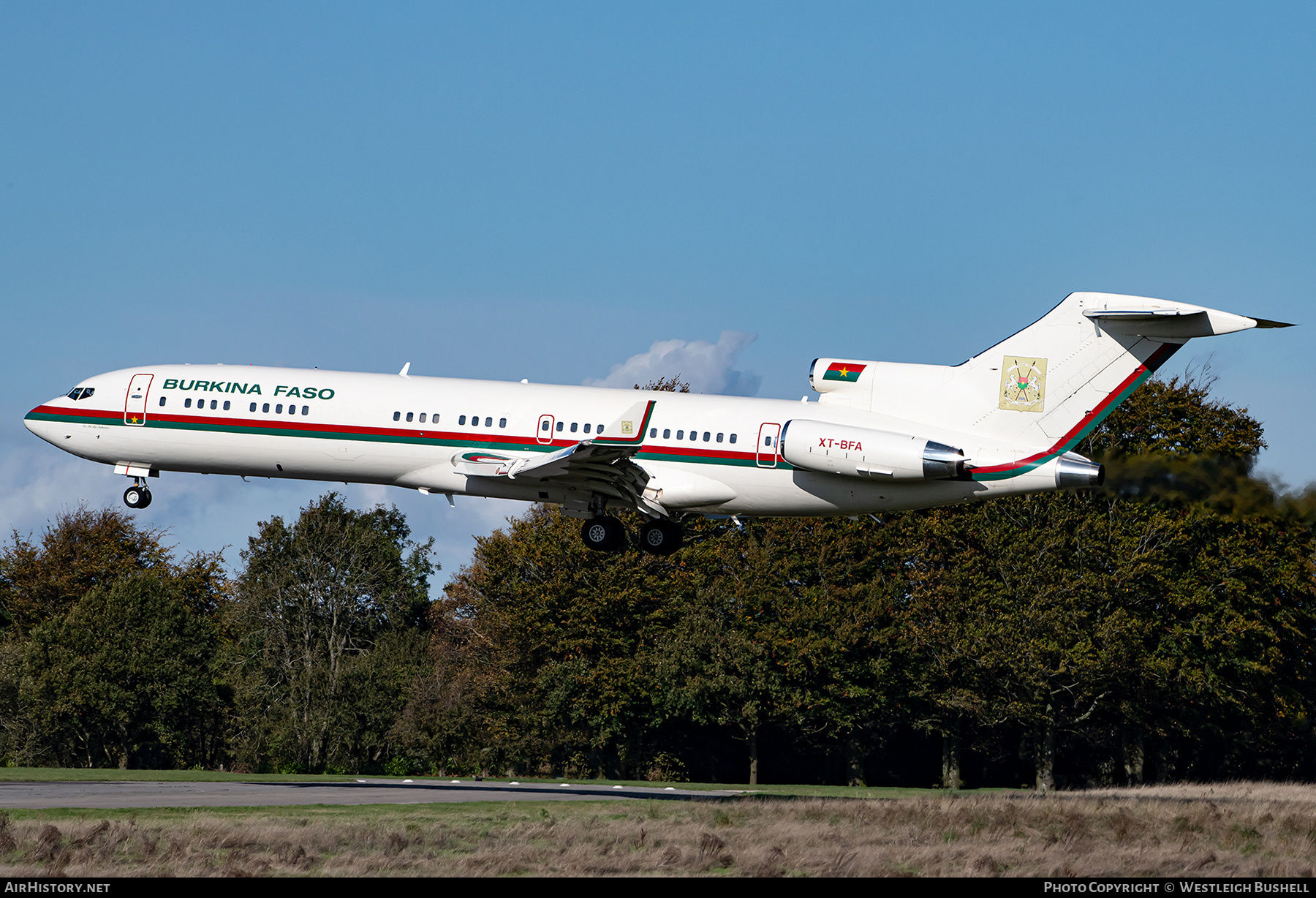 Aircraft Photo of XT-BFA | Boeing 727-282/Adv(RE) Super 27 | Burkina Faso Government | AirHistory.net #180432