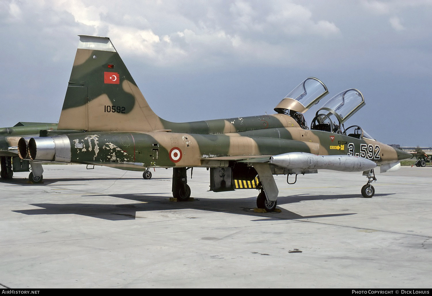 Aircraft Photo of 65-10592 / 10592 | Northrop F-5B Freedom Fighter | Turkey - Air Force | AirHistory.net #180435