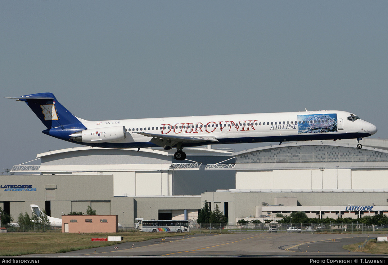 Aircraft Photo of 9A-CDE | McDonnell Douglas MD-82 (DC-9-82) | Dubrovnik Airline | AirHistory.net #180461