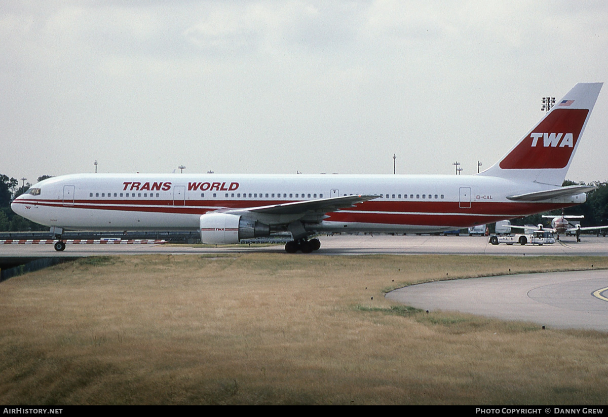 Aircraft Photo of EI-CAL | Boeing 767-3Y0/ER | Trans World Airlines - TWA | AirHistory.net #180493