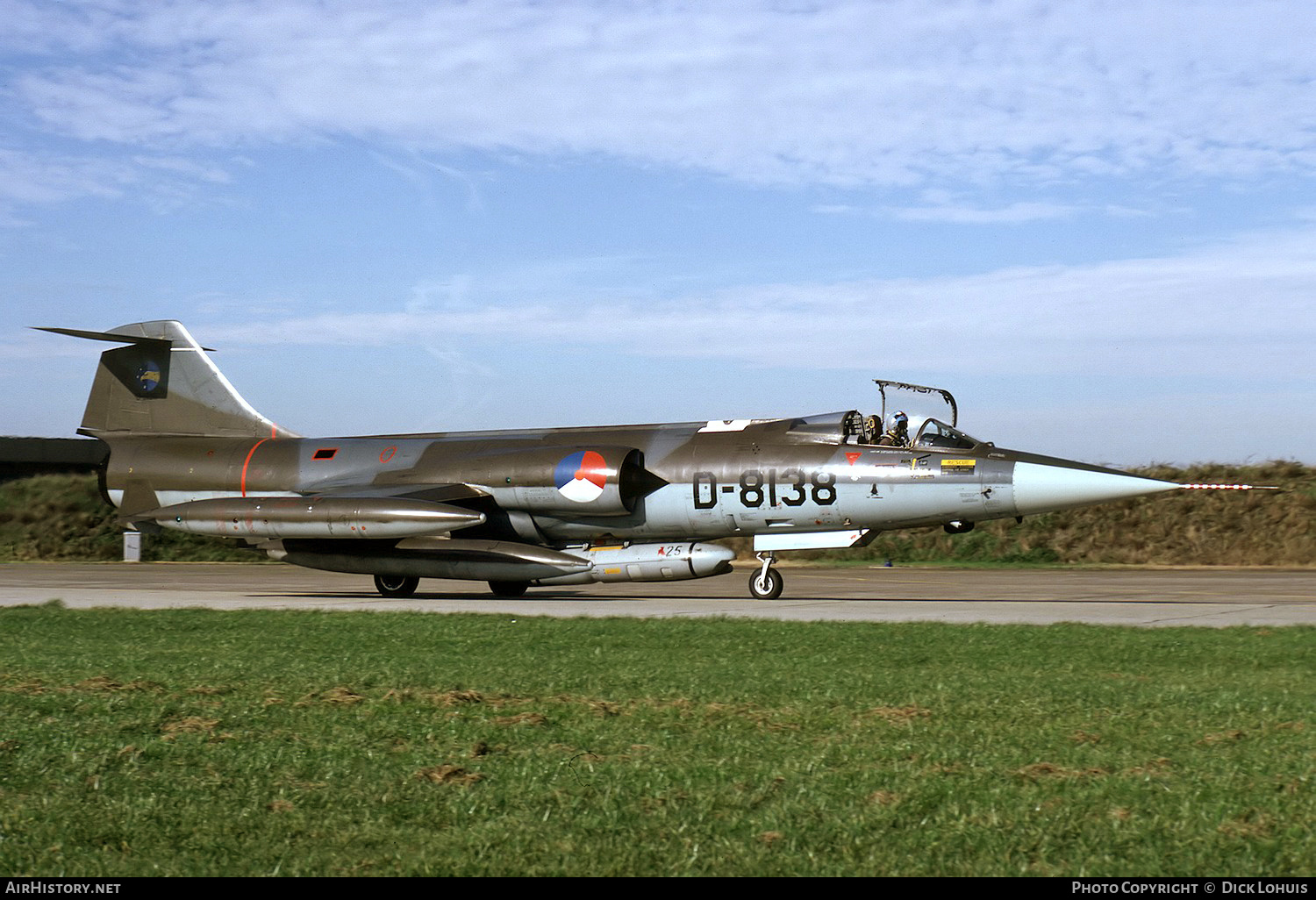 Aircraft Photo of D-8138 | Lockheed RF-104G Starfighter | Netherlands - Air Force | AirHistory.net #180513