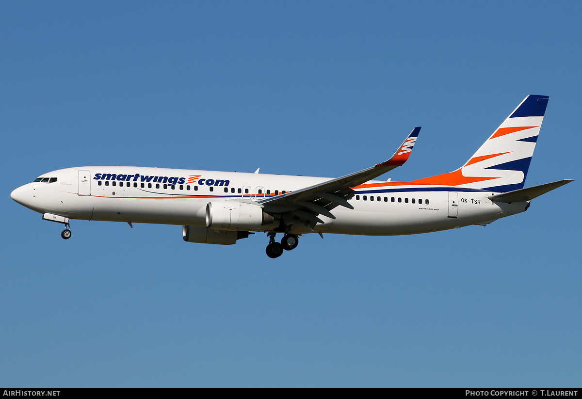 Aircraft Photo of OK-TSH | Boeing 737-804 | Smartwings | AirHistory.net #180529