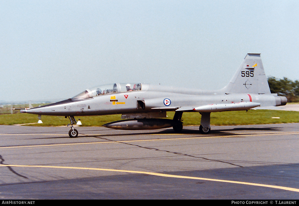 Aircraft Photo of 595 | Northrop F-5B Freedom Fighter | Norway - Air Force | AirHistory.net #180532
