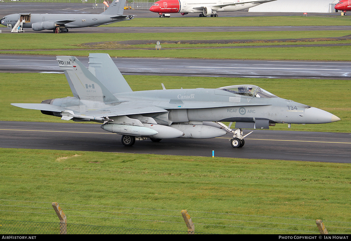 Aircraft Photo of 188734 | McDonnell Douglas CF-188 Hornet | Canada - Air Force | AirHistory.net #180539