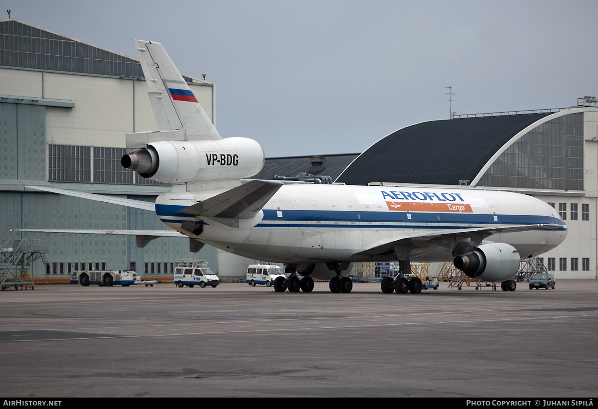 Aircraft Photo of VP-BDG | McDonnell Douglas DC-10-40(F) | Aeroflot - Russian Airlines Cargo | AirHistory.net #180566
