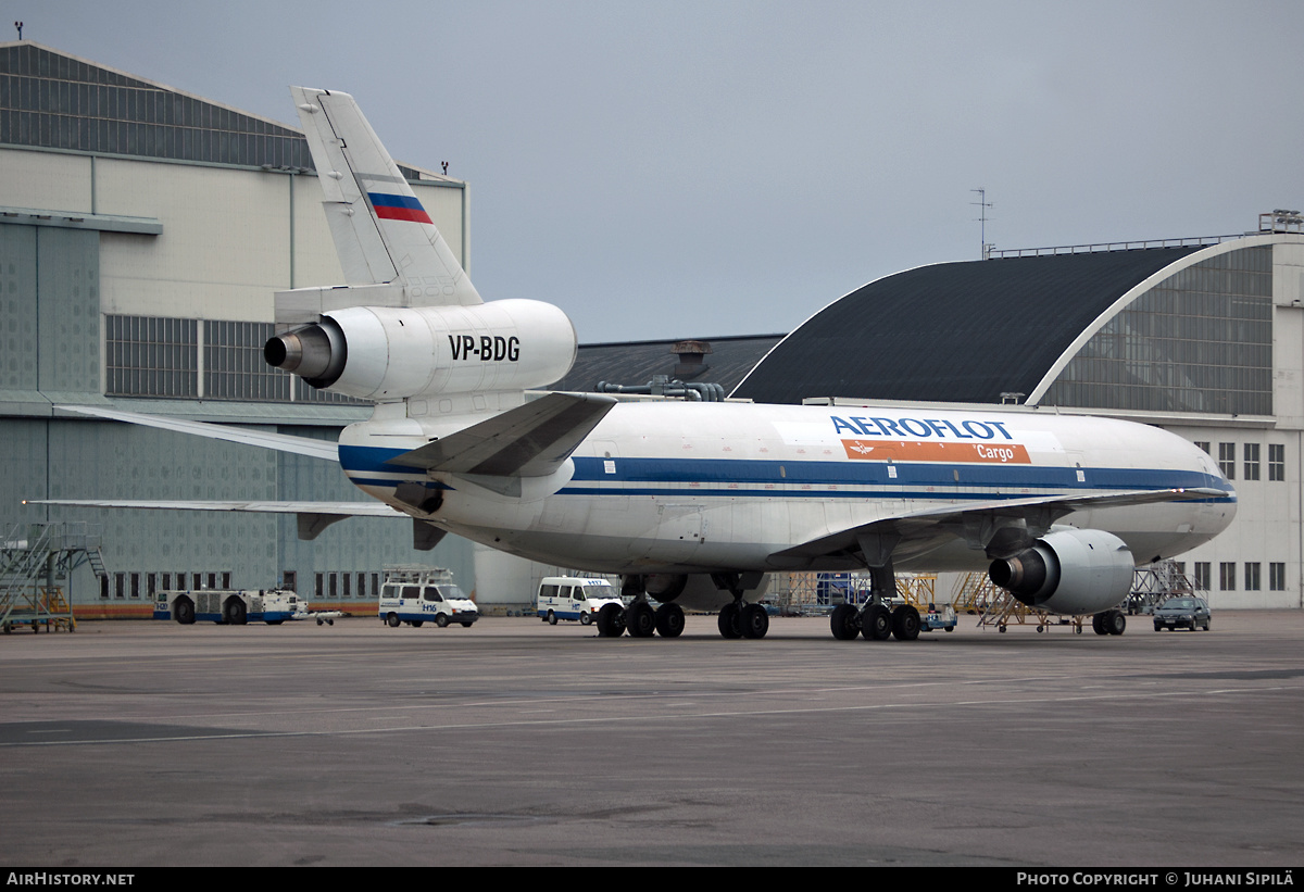 Aircraft Photo of VP-BDG | McDonnell Douglas DC-10-40(F) | Aeroflot Cargo | AirHistory.net #180566