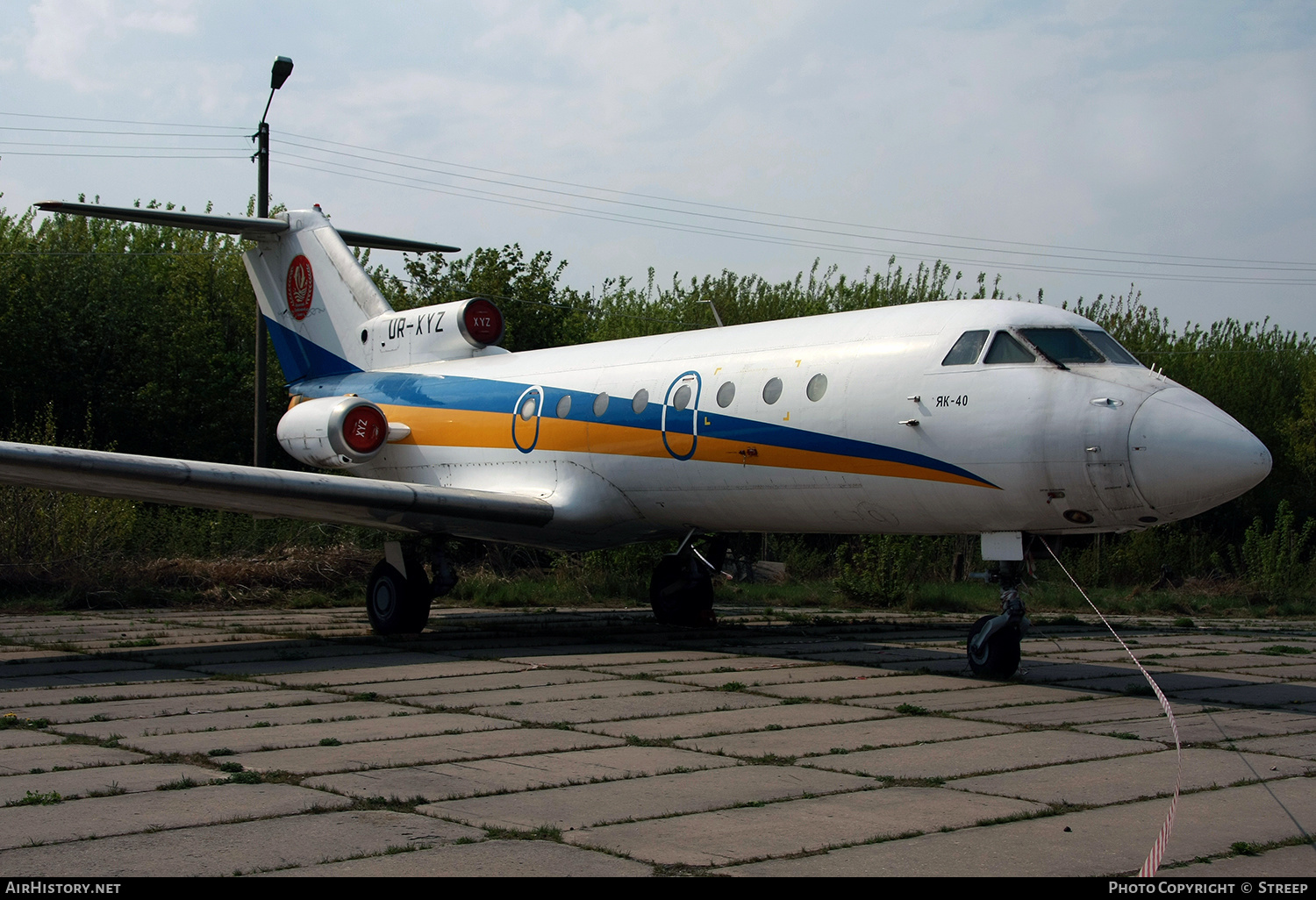 Aircraft Photo of UR-XYZ | Yakovlev Yak-40 | AirHistory.net