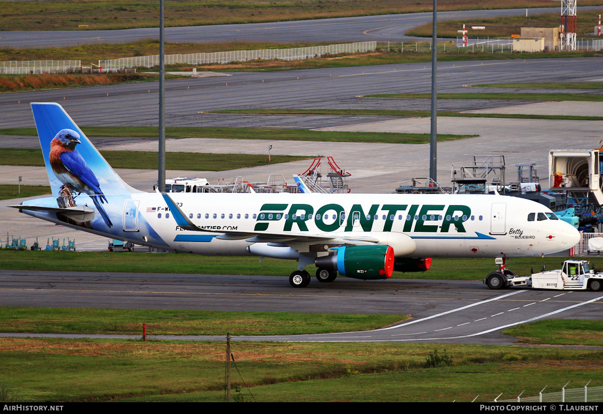 Aircraft Photo of F-WWDN | Airbus A320-214 | Frontier Airlines | AirHistory.net #180584