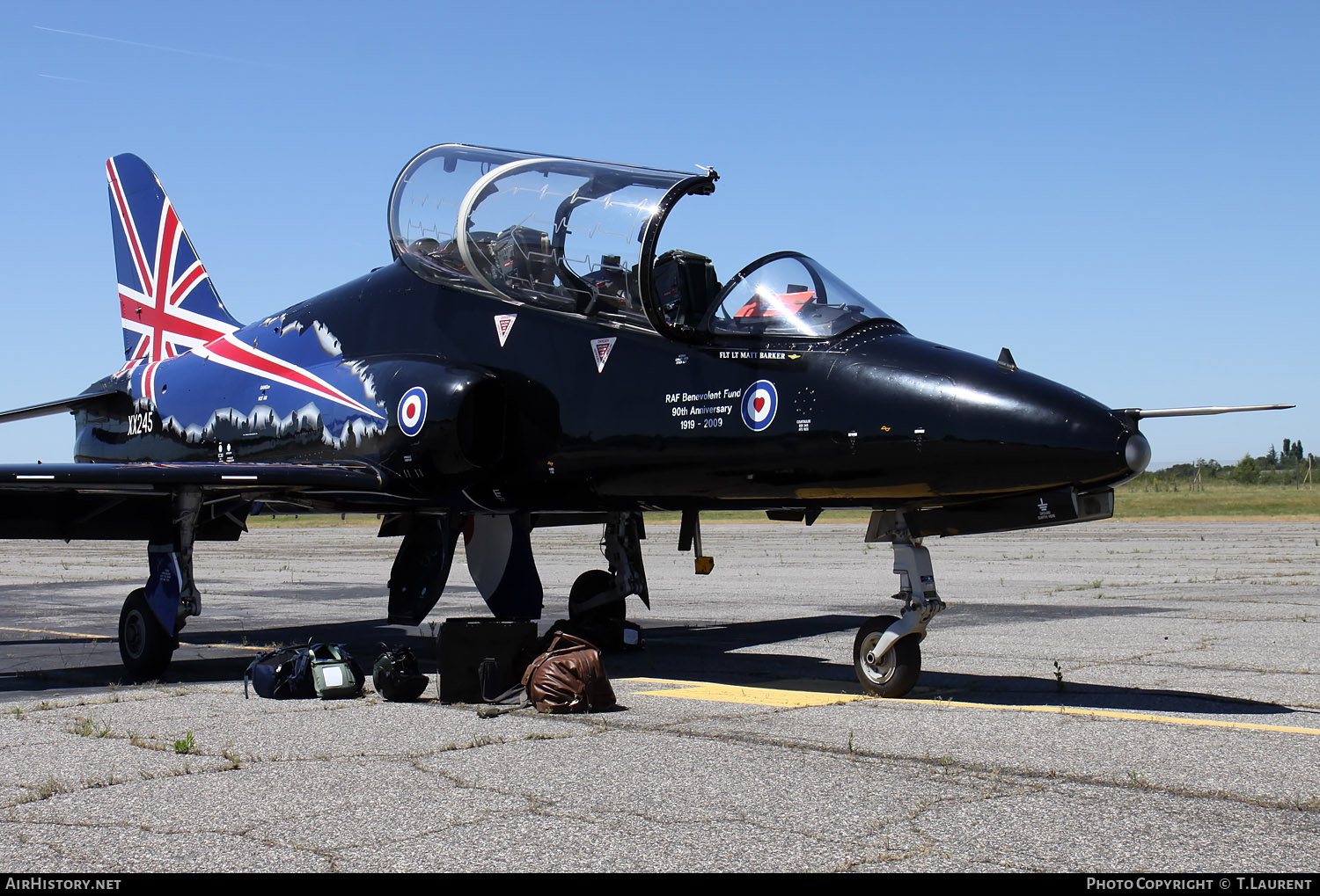 Aircraft Photo of XX245 | British Aerospace Hawk T.1 | UK - Air Force | RAF Benevolent Fund | AirHistory.net #180592