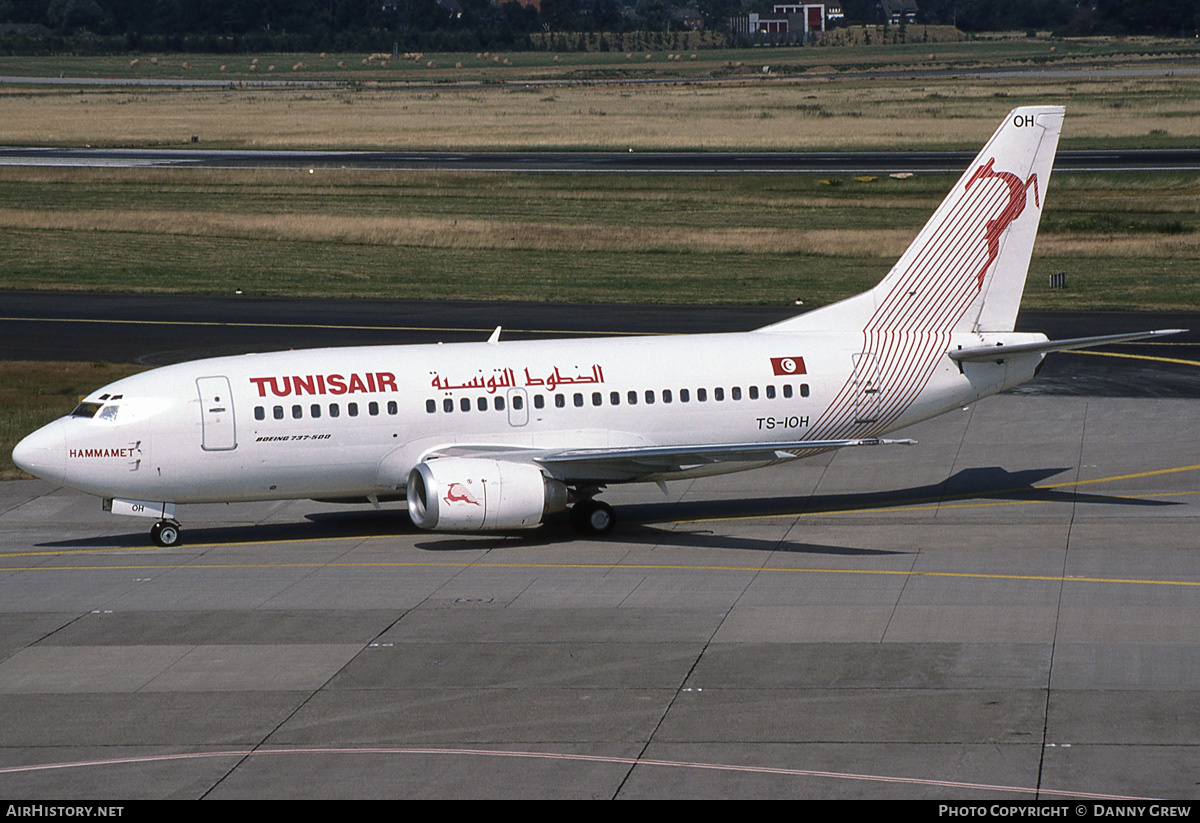 Aircraft Photo of TS-IOH | Boeing 737-5H3 | Tunisair | AirHistory.net #180601