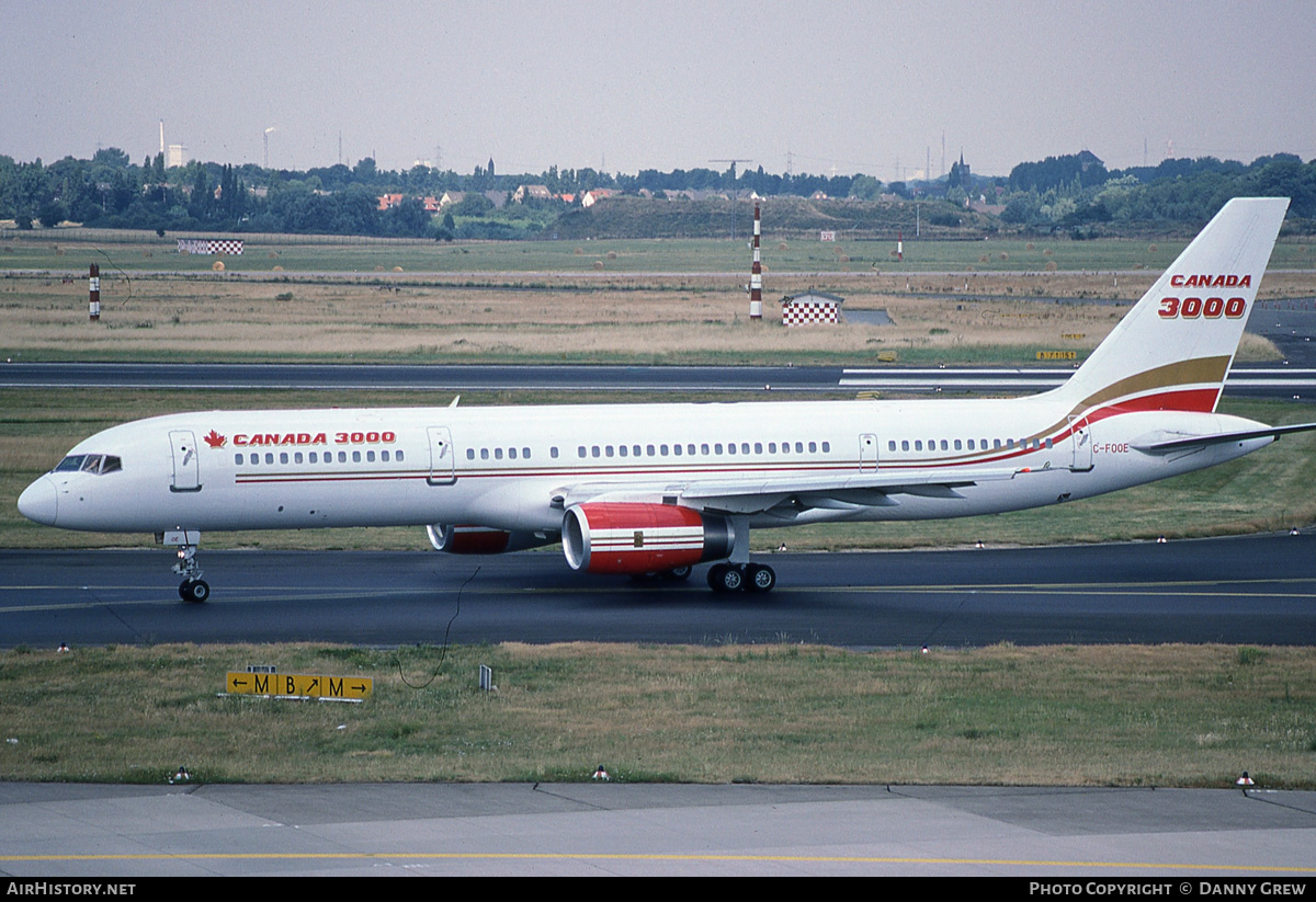 Aircraft Photo of C-FOOE | Boeing 757-28A | Canada 3000 | AirHistory.net #180605