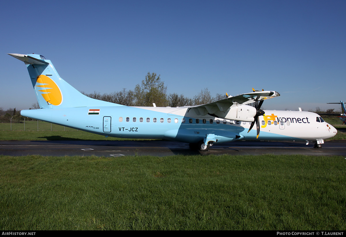 Aircraft Photo of VT-JCZ | ATR ATR-72-600 (ATR-72-212A) | JetKonnect | AirHistory.net #180651