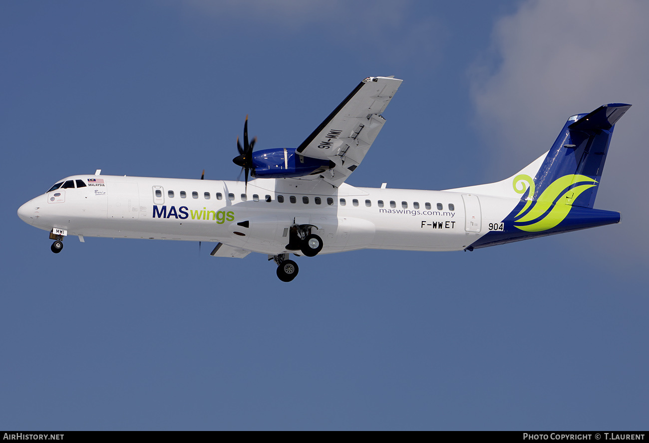 Aircraft Photo of F-WWET | ATR ATR-72-500 (ATR-72-212A) | MASWings | AirHistory.net #180669