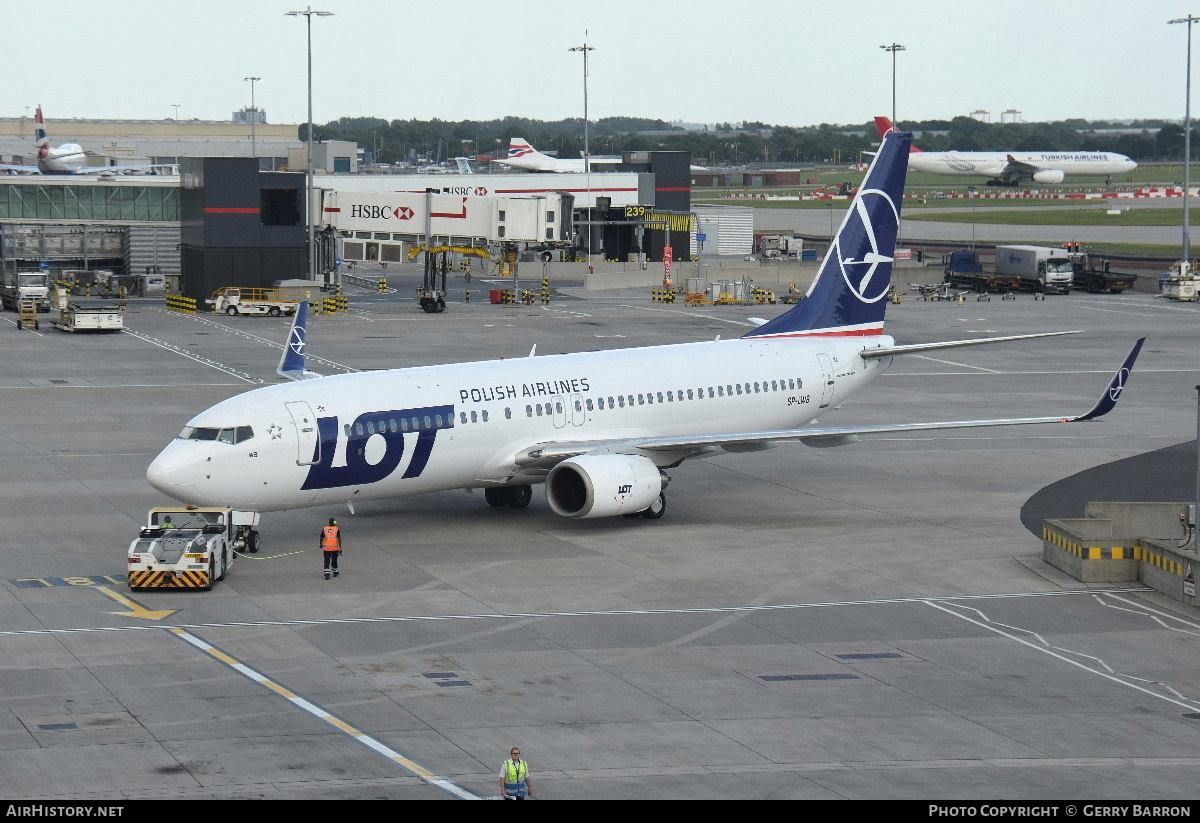 Aircraft Photo of SP-LWB | Boeing 737-89P | LOT Polish Airlines - Polskie Linie Lotnicze | AirHistory.net #180676