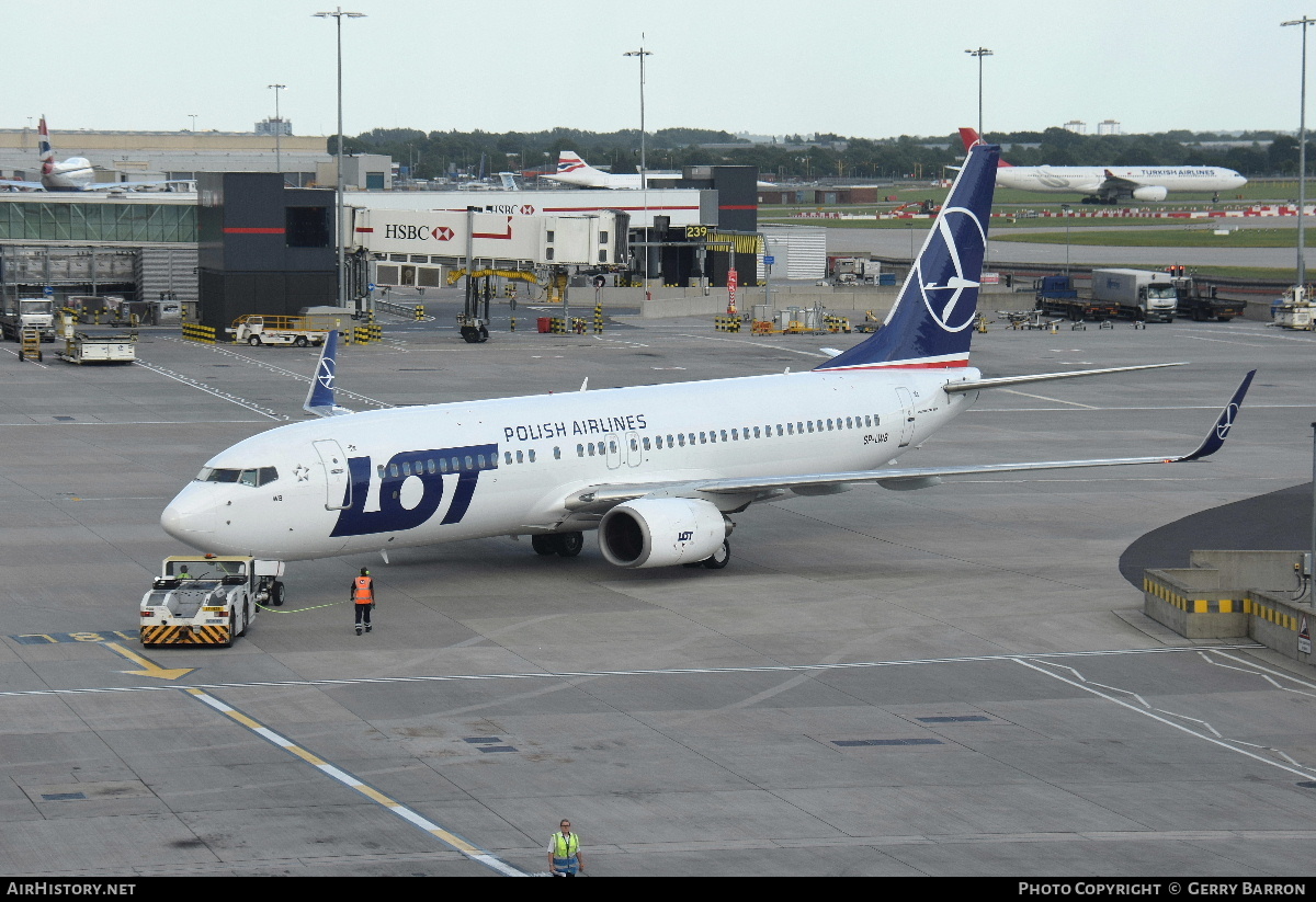 Aircraft Photo of SP-LWB | Boeing 737-89P | LOT Polish Airlines - Polskie Linie Lotnicze | AirHistory.net #180676