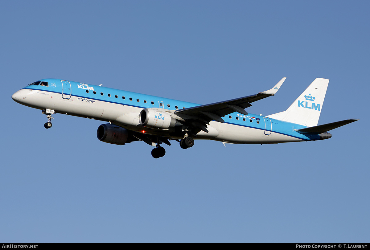 Aircraft Photo of PH-EZG | Embraer 190STD (ERJ-190-100STD) | KLM Cityhopper | AirHistory.net #180685