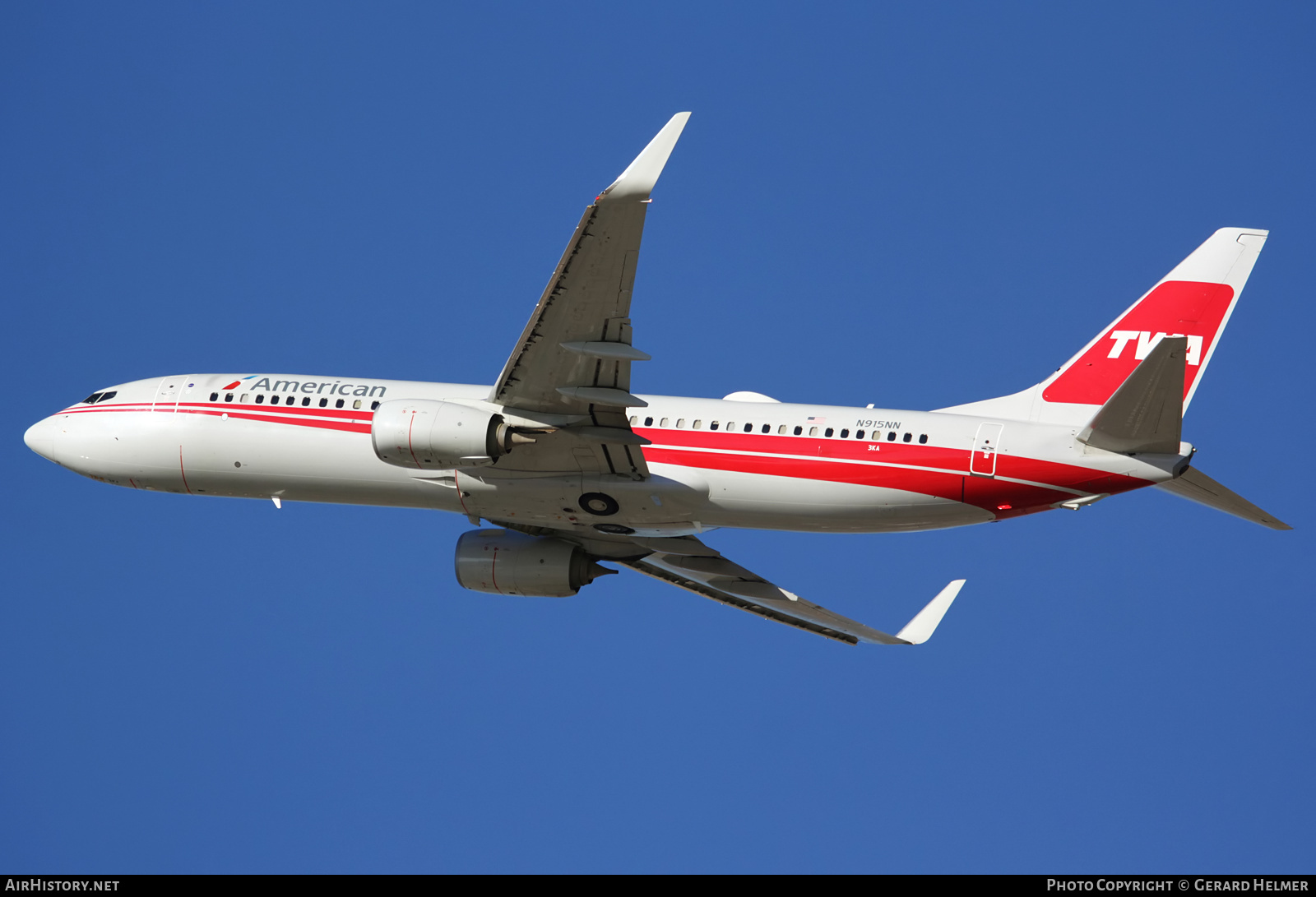 Aircraft Photo of N915NN | Boeing 737-823 | American Airlines | Trans World Airlines - TWA | AirHistory.net #180688