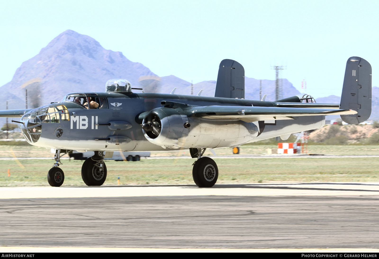 Aircraft Photo of N5865V | North American PBJ-1J Mitchell | Commemorative Air Force | USA - Marines | AirHistory.net #180689